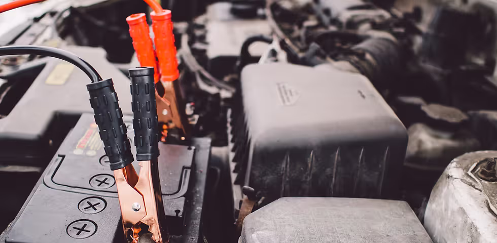 Mechanic working on a car