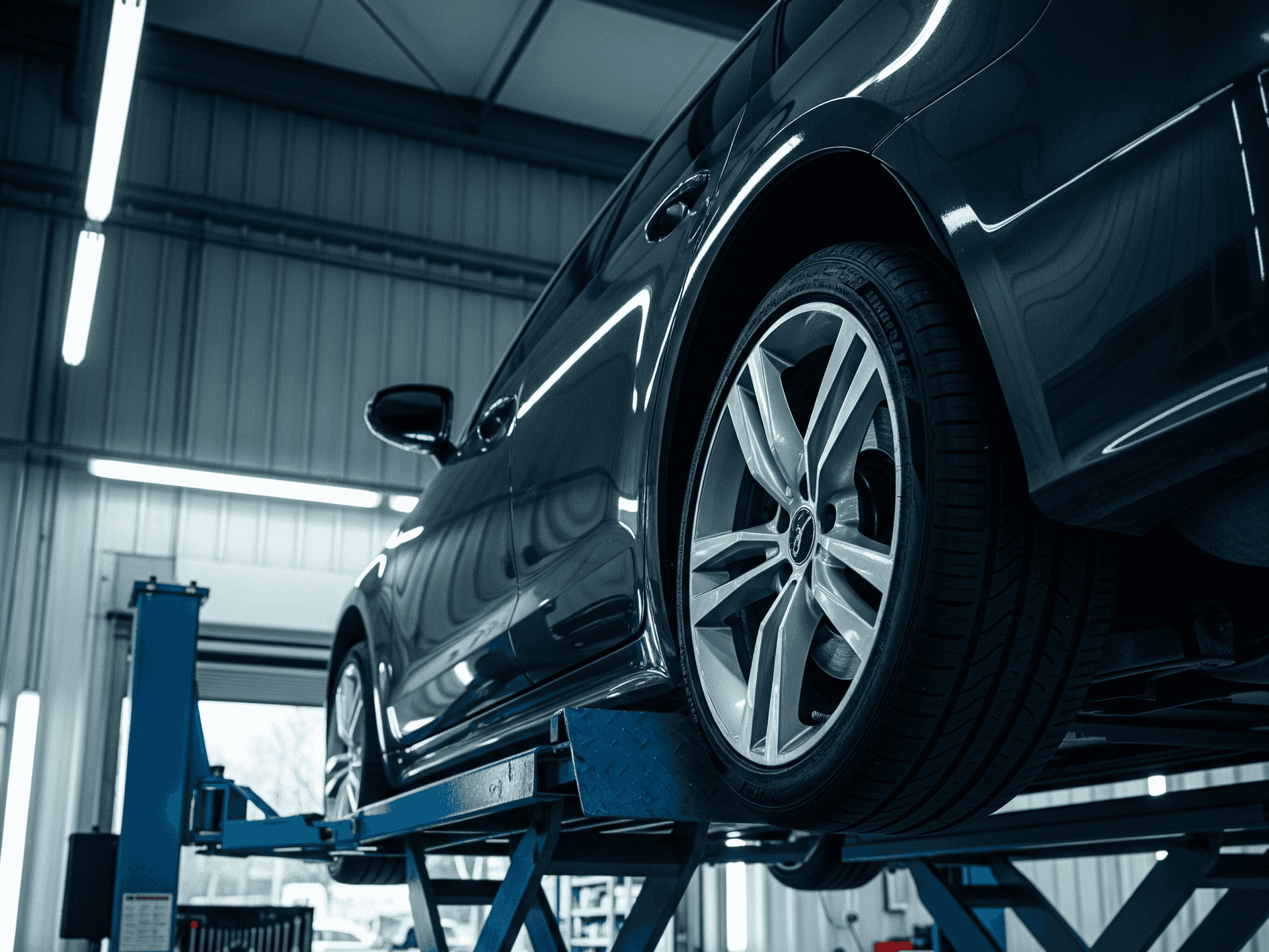 Professional auto body shop